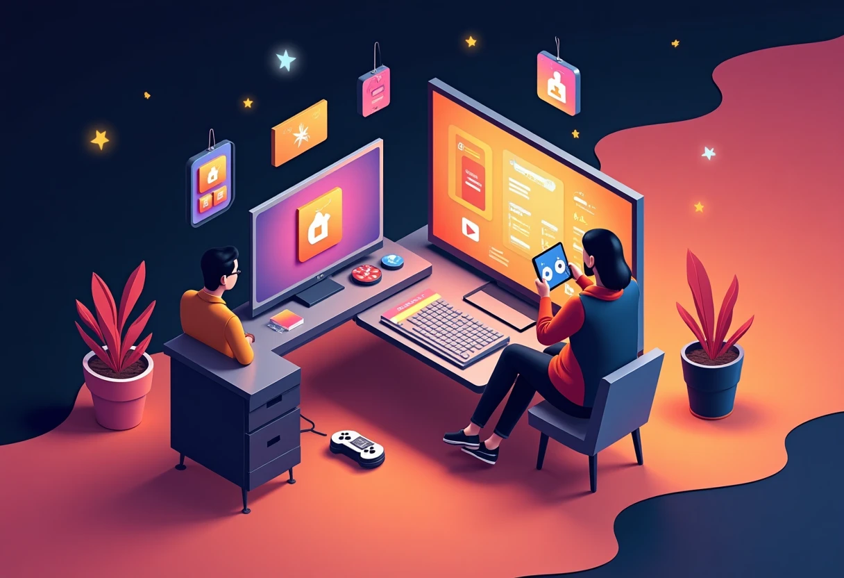 Ícone de app de streaming premium