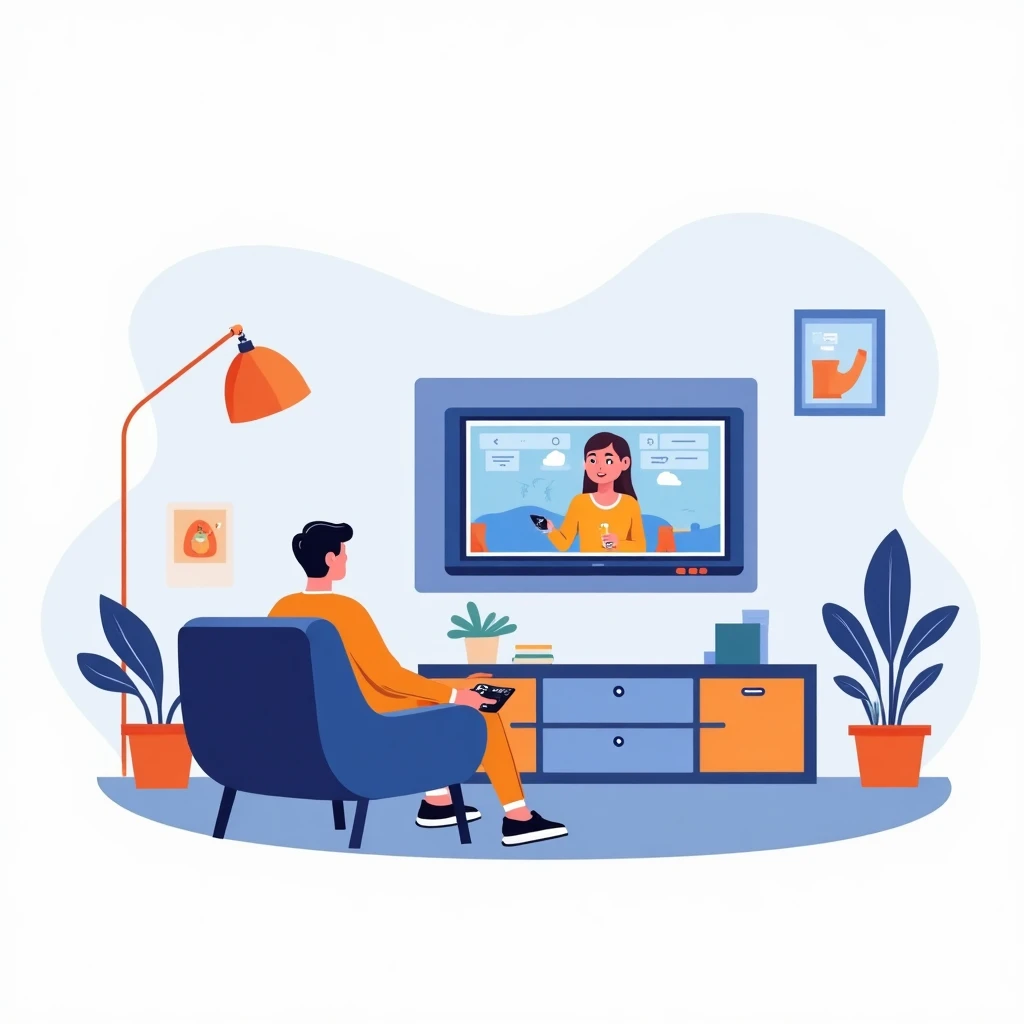 Ambiente de entretenimento em casa