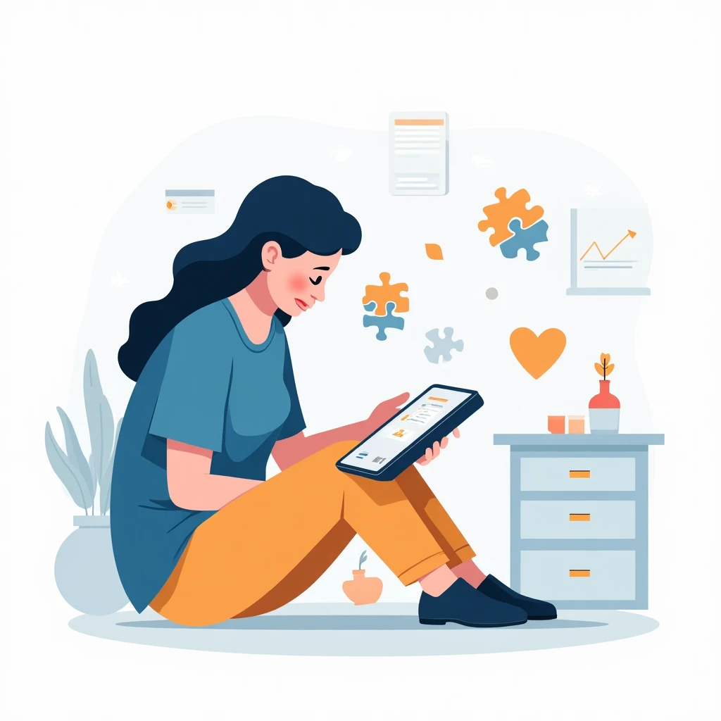 Solving puzzles on a tablet