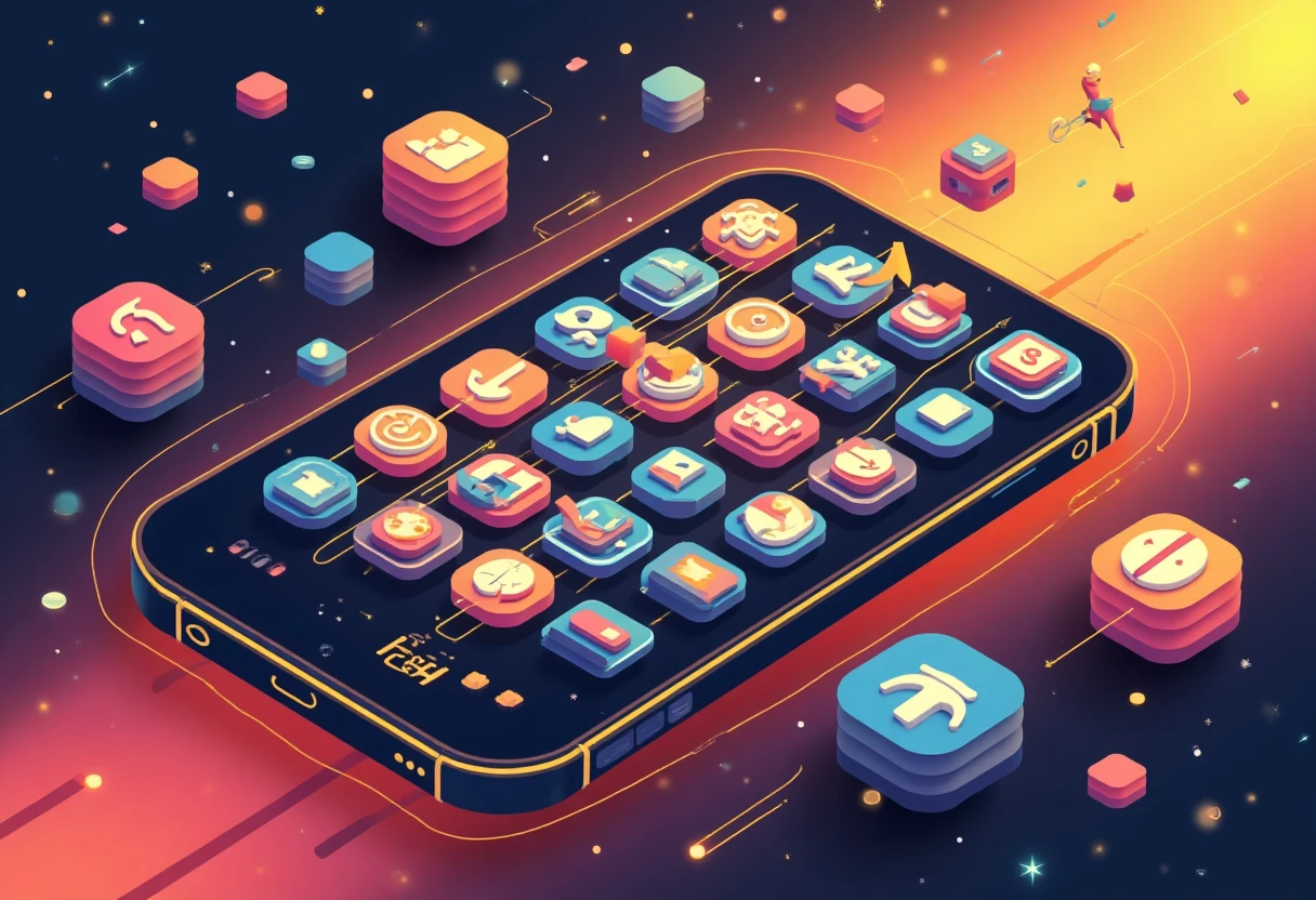 Dynamic app-themed scene