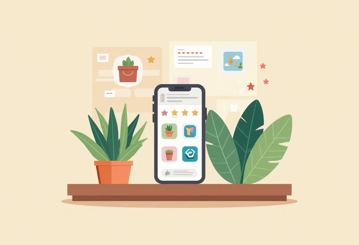 Applications de produits reconditionnés sur smartphone