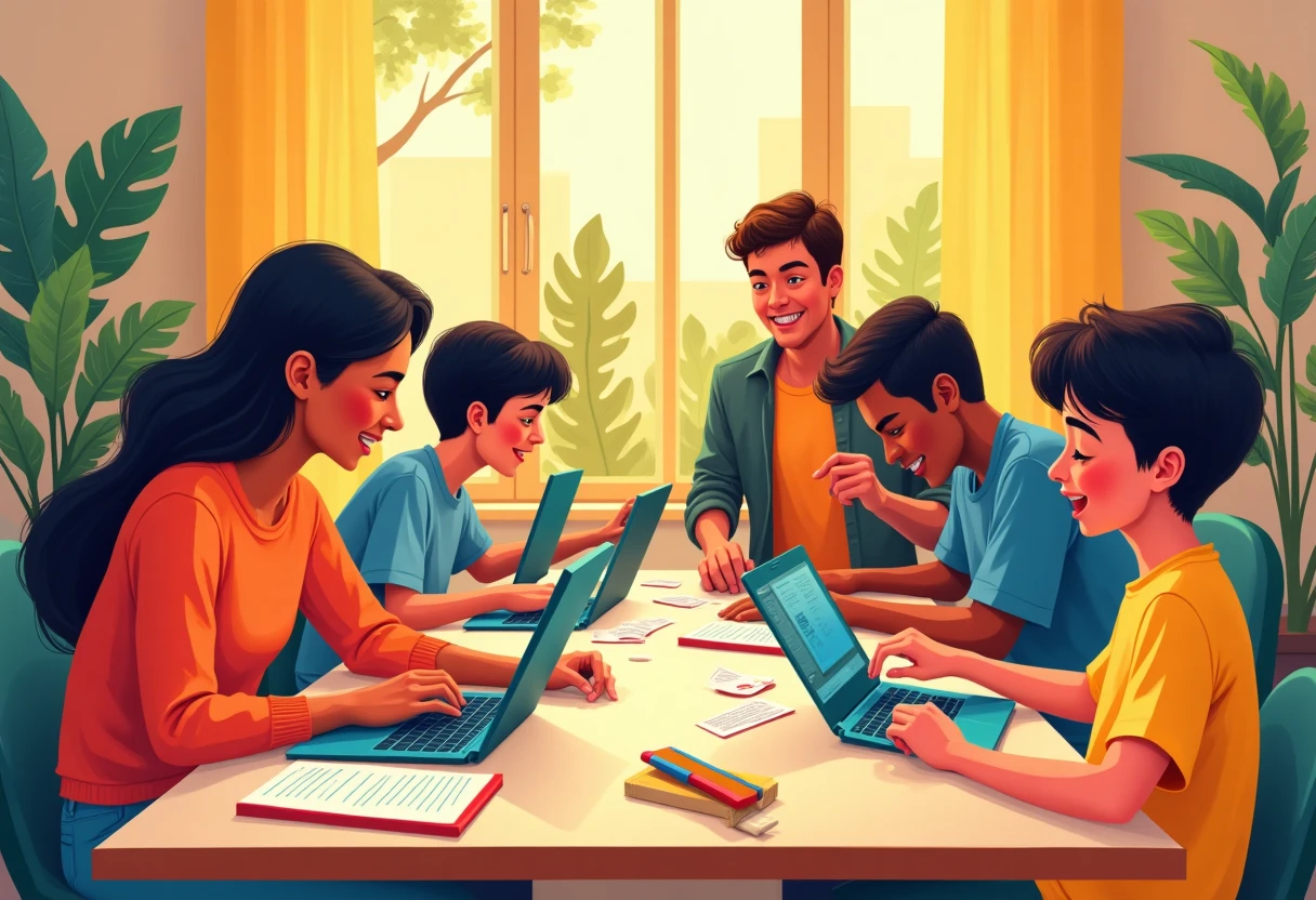 Diverse learners using online course apps