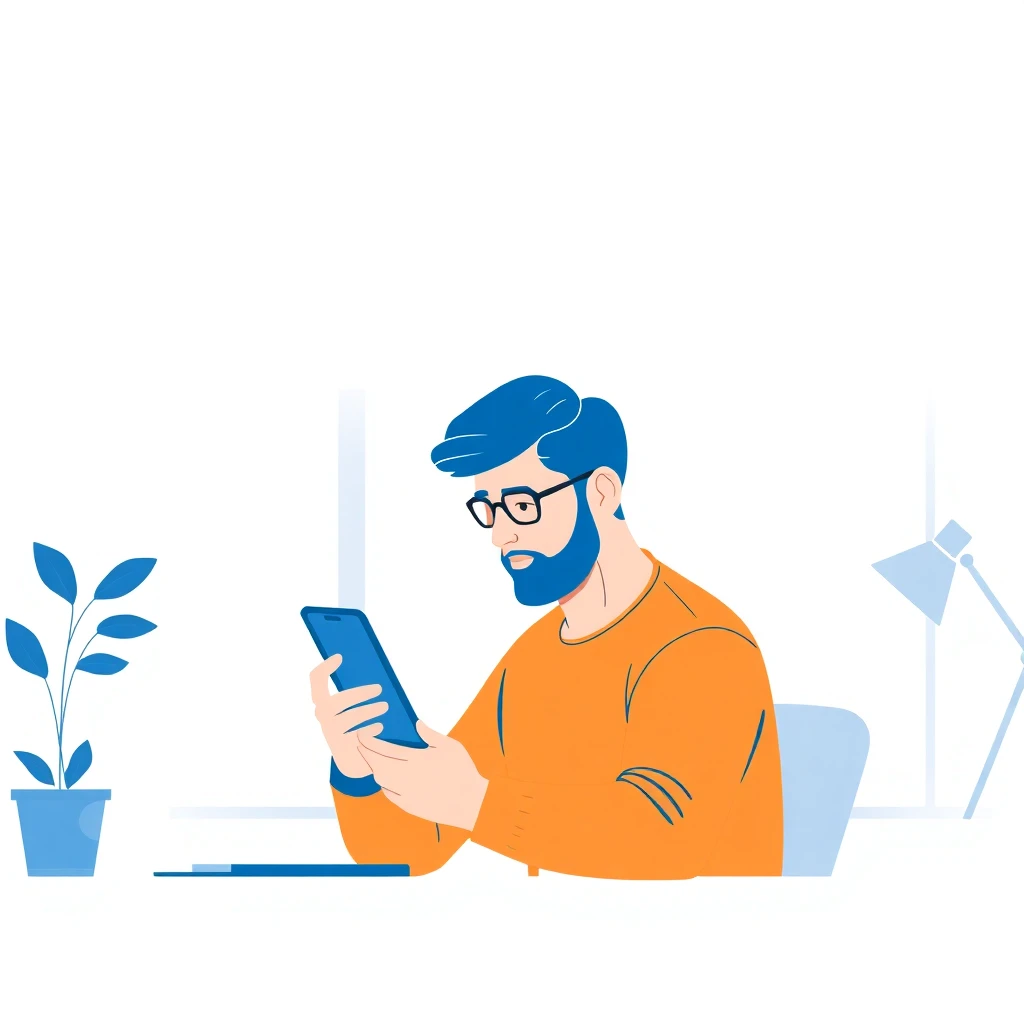 Using an app for productivity