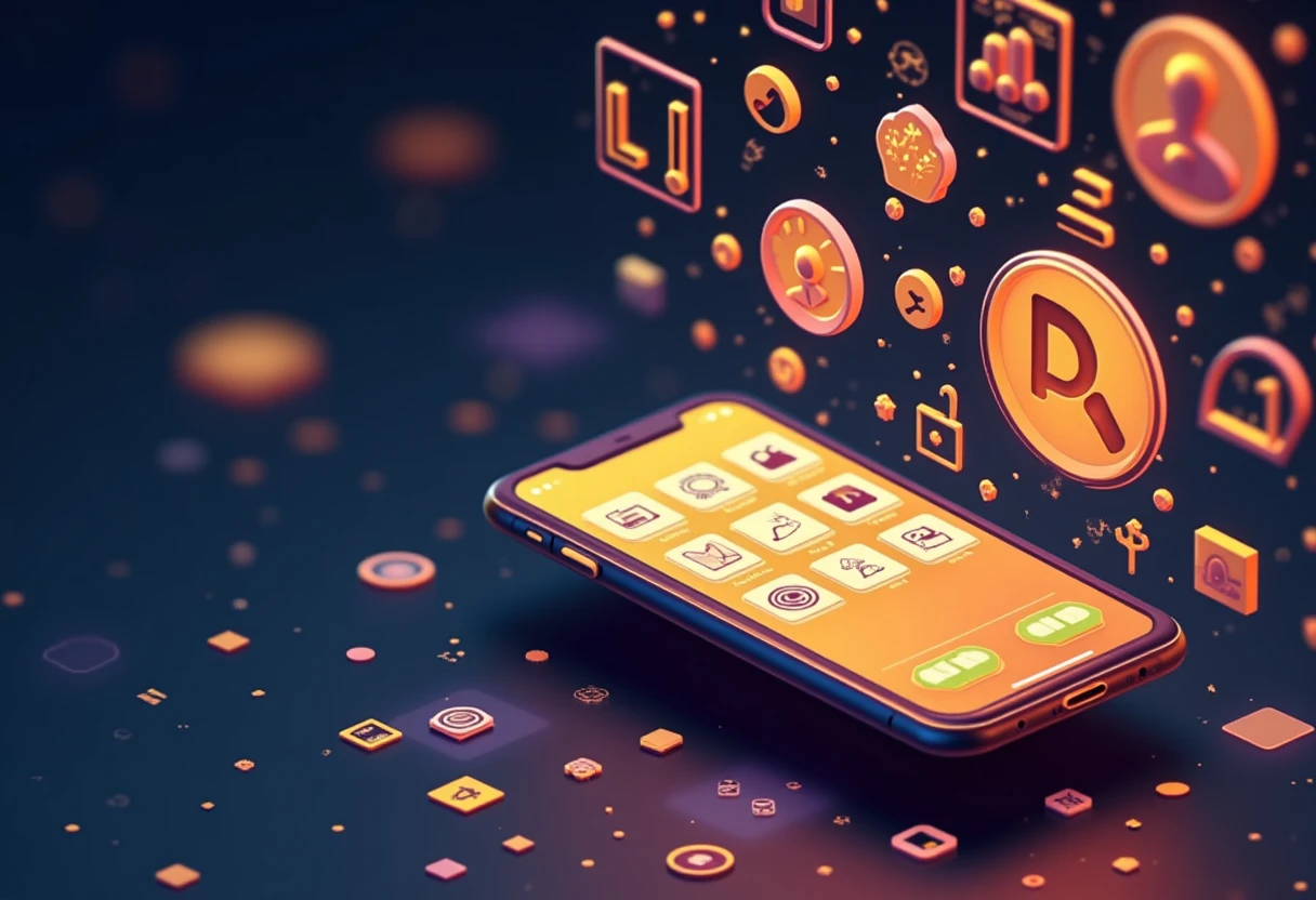 Iconos de apps de aprendizaje online