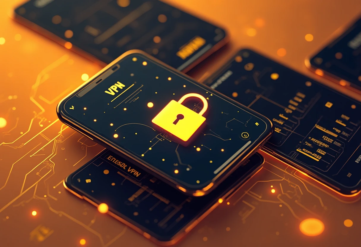 Premium VPN app interface